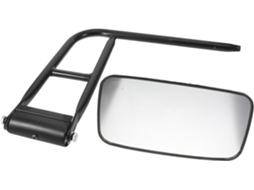 Espelho retrovisor para trator agrícola com suporte metálico "plug and play".