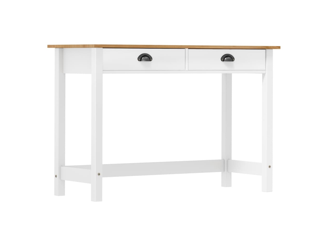 Console Table, Console Tables Vidaxl Branco Madeira De Pinho (n/a)