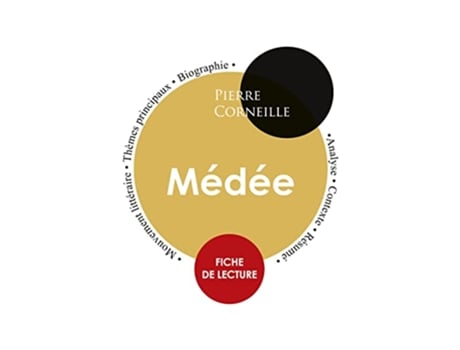 Livro Fiche de lecture Médée Étude intégrale French Edition de Pierre Corneille (Francês)