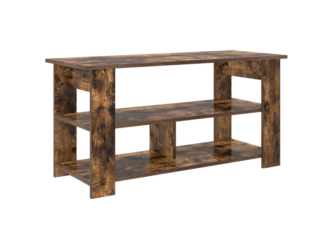 Conjunto 1 Suporte Para Tv Vidaxl Castanho Derivados De Madeira (100 X 40 X 50 Cm)