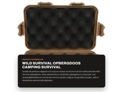 Caixa De Armazenamento Solidchoice - Resistente À Água - Resistente A Choques - Multifuncional - Camping - Survival - Materiais De Alto Desempenho De