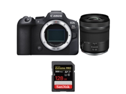 Eos R6 Mark Ii + Rf 15 30mm F/4.5 6.3 Is Stm + 1 Sandisk 128gb Uhs ii 300mb/s + Ebook “20 Dicas para Fotos Que Impressionam” CANON