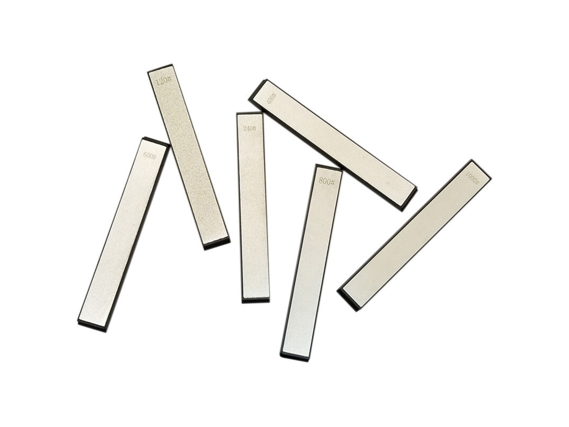Conjunto De 6 Pedras Afiar Diamantadas Grão Grosso Para Utensílios Cozinha. Aquaforge (120 1000)