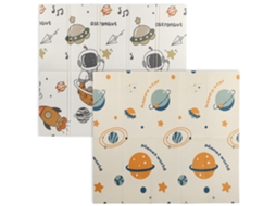 Tapete de Brincadeiras Bebé Astronauta Planeta (reversível, Impermeável, Dobrável)