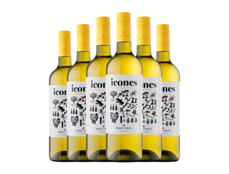 Vinho branco ALBET I NOYA Icones Blanc Penedès Jovem (0.75 L - 6 Unidades)