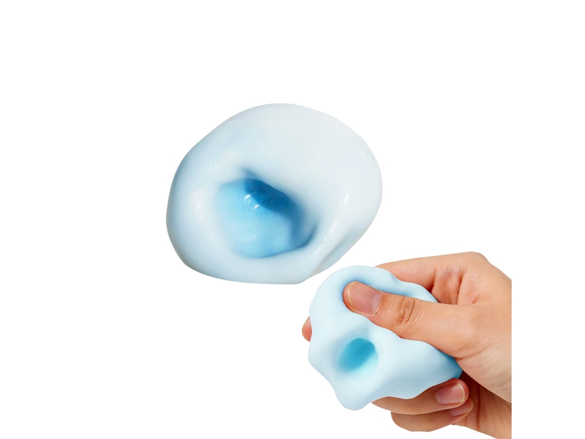 Bola Anti estresse Azul Claro para Relaxar Rapidamente LAXISCREED