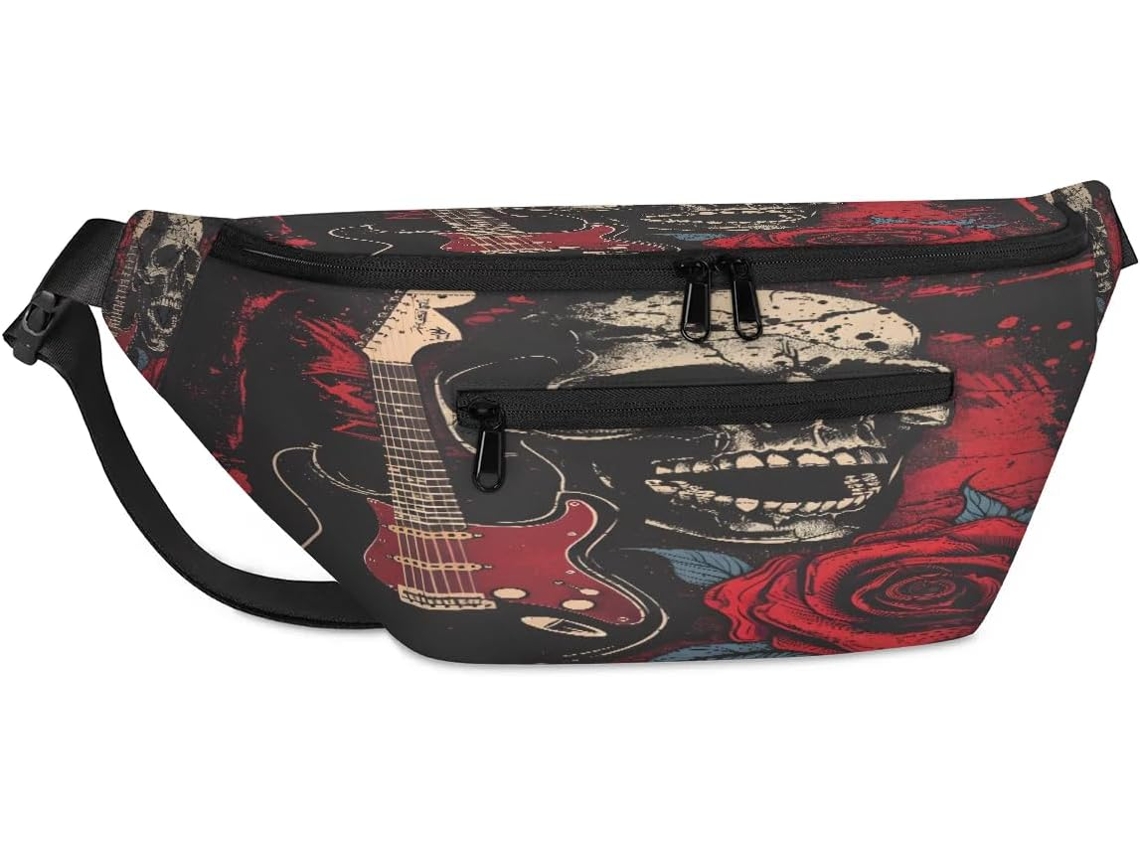 Bolsa de Ombro Unissex para Guitarra Elétrica Grande Capacidade Estilo Casual Ideal para Viagens 38 X 25