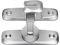 Fecho Basculante Reforçado, Porta Em Liga De Alumínio, Portão Antirroubo, Função De Abertura Lateral.