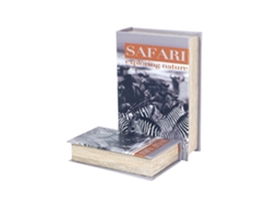 Caixas de livros 2U do Safari Zebra