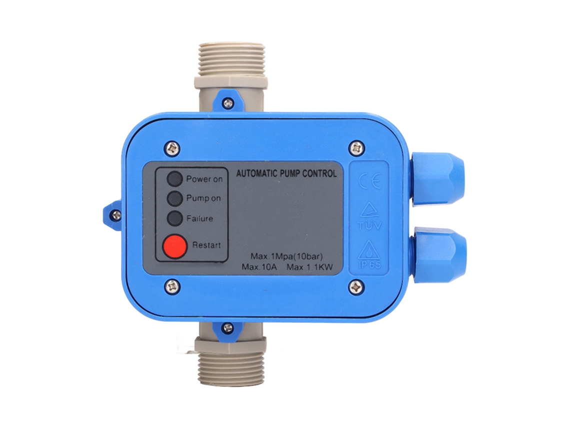 Interruptor De Pressão Para Bomba D'água 1.5-3.0bar Automático 110-120v 0.75kw Controle Inteligente