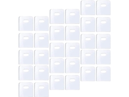 Bestonzon Kit Com 50-adesivos Plásticos Para Reparo De Persianas Verticais Remendos Lâminas Prático Substituição Janelas