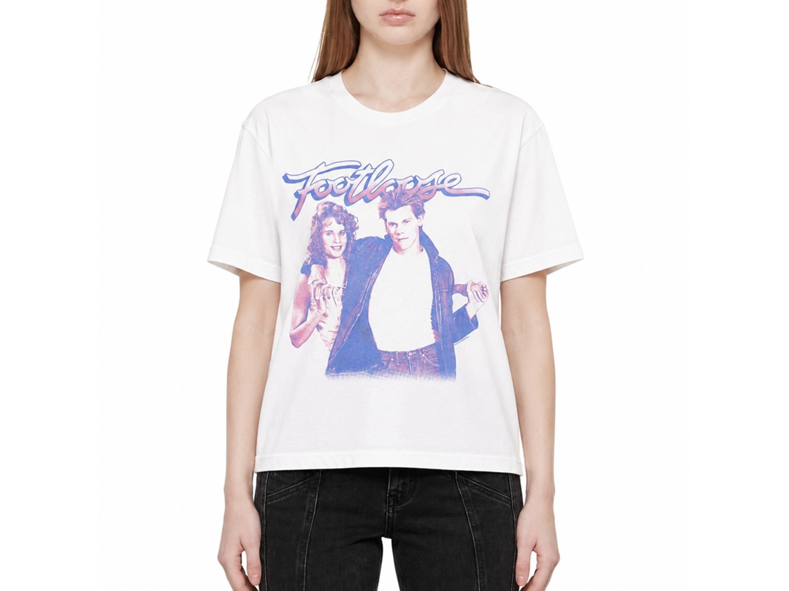 Rockinstone Footloose Ariel And Ren White T-shirt Size:xxl