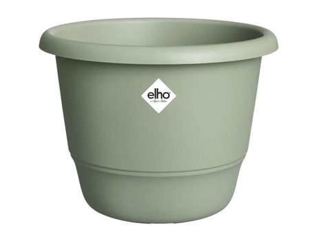 Elho Amiga Vaso Redondo 47 Verde Ø 47 X A 35 Cm Exterior 100% Reciclado Elho Dê Espaço à Natureza