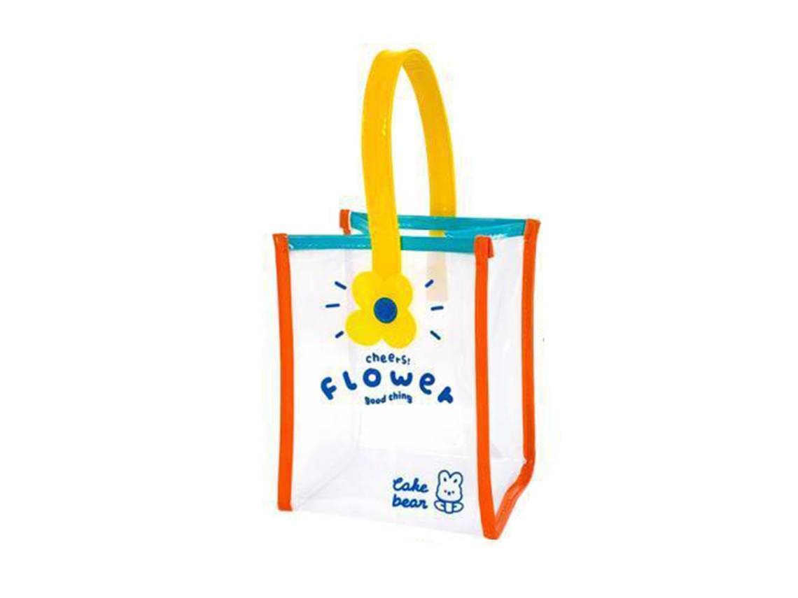 Sacola Tote Reutilizável Grande com Design Polilinha S/MARCA