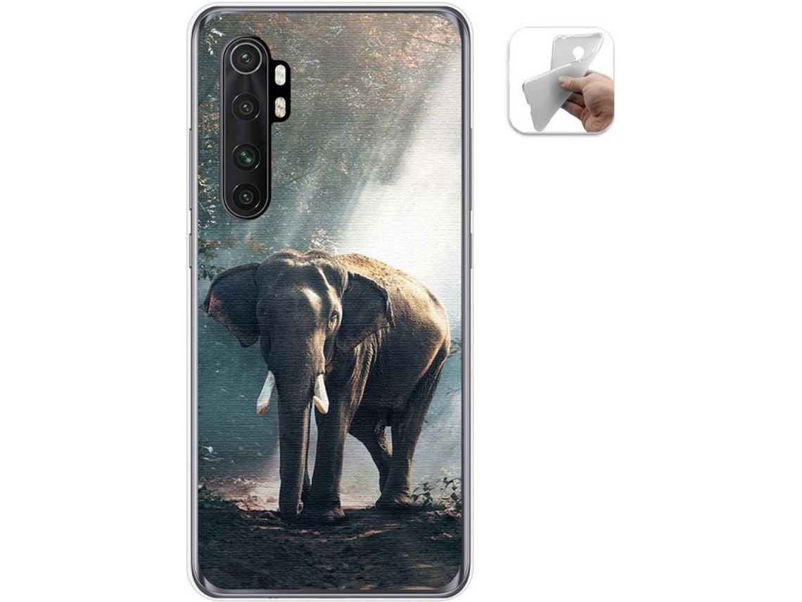 Capa Xiaomi Mi Note 10 Lite TUMUNDOSMARTPHONE Elefante Multicor
