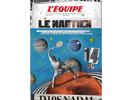 Cartaz de Digigrafia PLAKAT L'Equipe Nadal