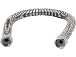 Tubo Corrugado de 20 Mm com Rosca F1/2" 'g1/2' e 40 Cm Comprimento para Abastecimento Aquecedor CHABERLU