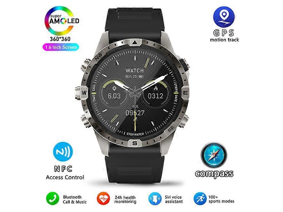 Relógio inteligente para adultos 2023, relógio esportivo com tela sensível ao toque, à prova d'água IP67, Bluetooth, compatível com Android e iOS. Ly Ebike