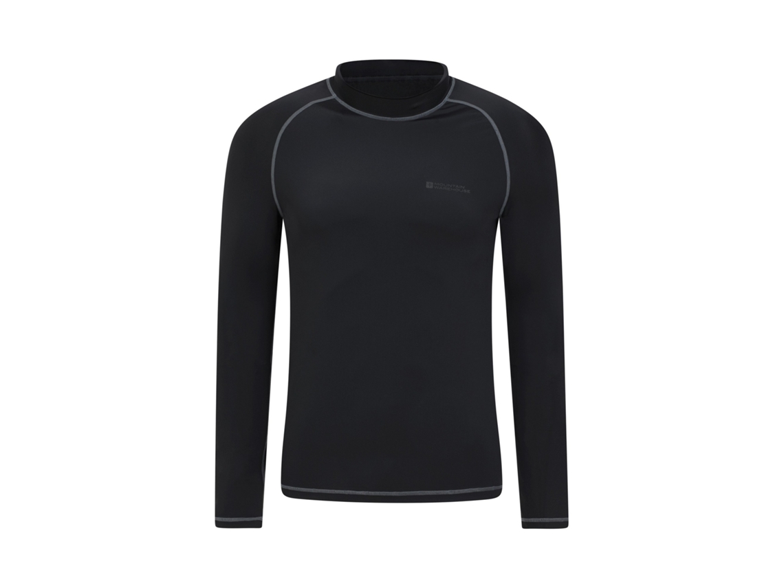 Lurelia Rash Guard Manga Longa Masculino M Preto Proteção Solar
