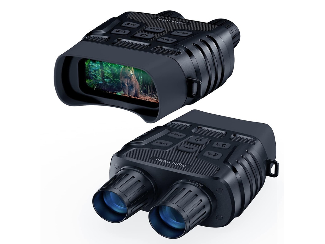 Binóculos Visão Noturna Lcd Ir Dupla Foto Vídeo Detecção Caça Rastreamento 300m Preto Bestvite