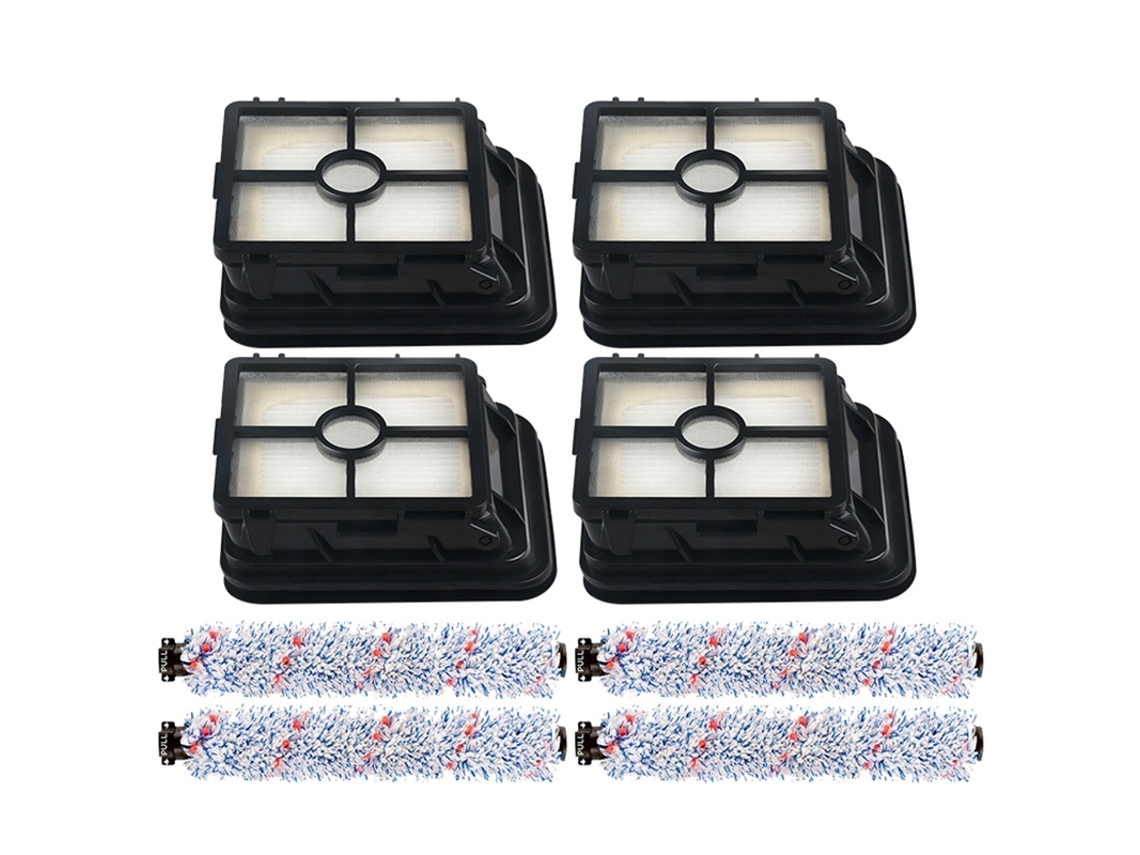 Hepa filtro rolo escova para bissell crosswave 1785 1866 1868 2303 2305 2306 série aspirador de pó piso pet tapete escova