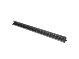 Régua Triangular De Precisão Cryfokt Em Metal Para Desenho Arquitetônico, Ferramenta De Liga Alumínio 11, 8 Polegadas