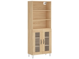 Highboard, Highboards Vidaxl Marrom Madeira Processada (n/a)
