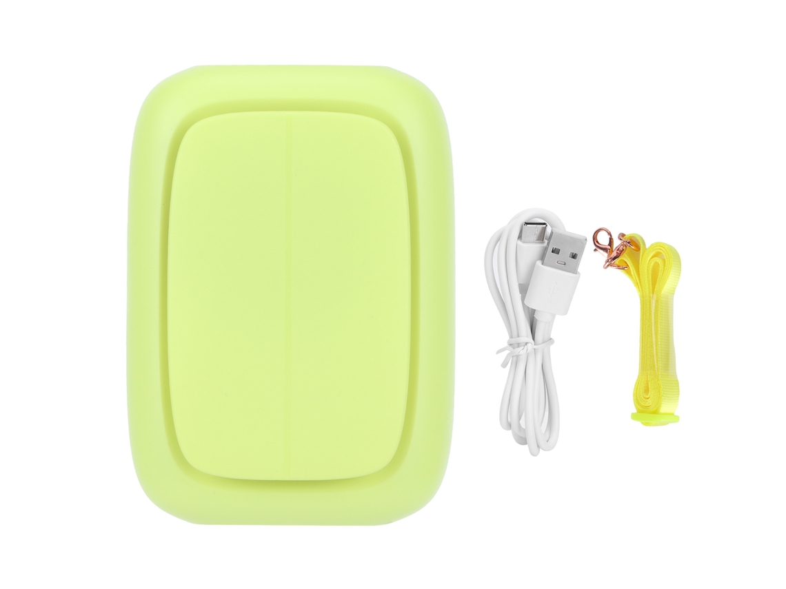 Ventilador de Pescoço Portátil Usb Ajustável Verde