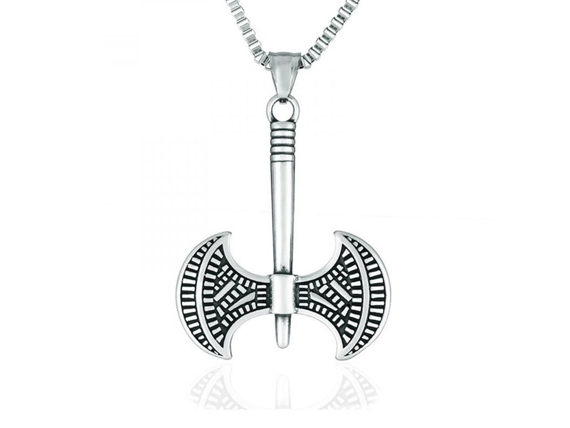2026-collar Labrys Hacha De Dos Cabezas Acero Inoxidable Símbolo Lésbico Lgbt Joyería Para Mujer Y Hombre
