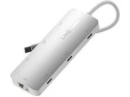Adaptador Hub LINQ LQ49081 (8 em 1 - Usb-C)