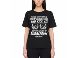 Rockinstone They Live Movie Chew Gum Quote Black Adult T-shirt Size:s
