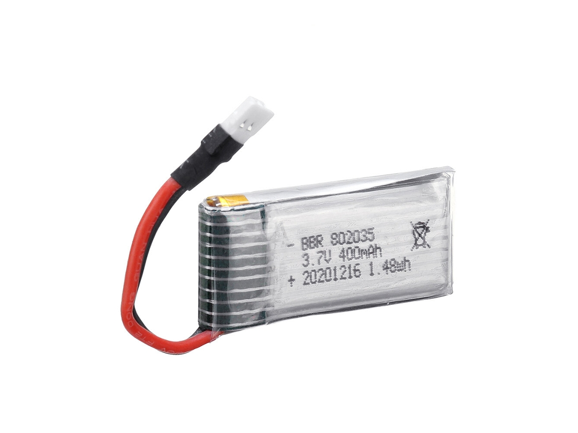 1 Unidadebateria Lipo 3.7v 400mah para Aviões Rc Eachine Mini Mustang P 51d F22 F4u T 28 Trojan F16 Bf109 Spitfire P40 A6m Zero Fw190 MDUG