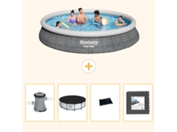 Bestway Piscina Bestway Fast Set Redonda - 457x84 Cm - 5-peças S195