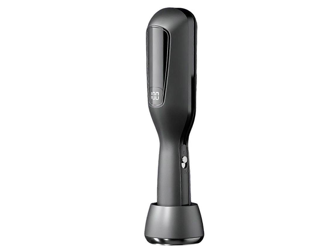 Escova Alisadora De Cabelo Digital, Função De Alisamento, Cor Cinza