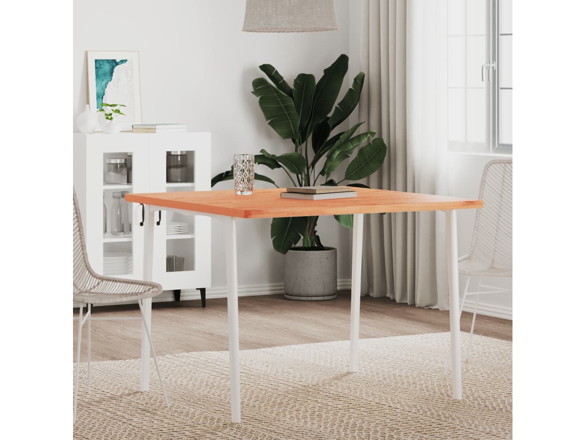 Tampo De Mesa Quadrado 90x90x2,5 Cm Madeira De Faia Maciça Lovely Home