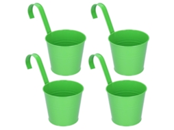 Vasos de Ferro Penduráveis Primerox para Plantas com Ganchos Removíveis