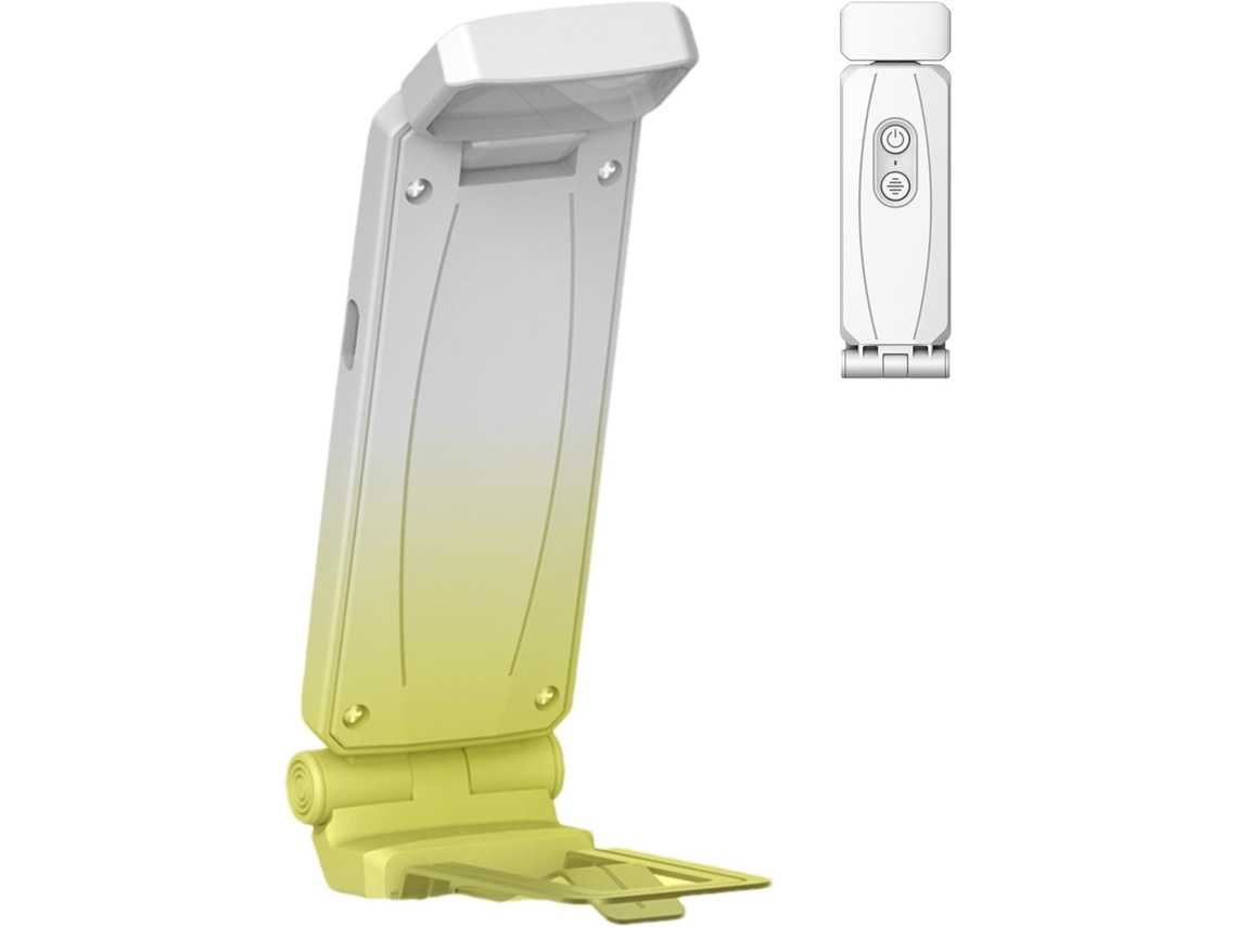 Luz De Leitura Led Portátil Com Clipe, Ideal Para Leitura De Livros Luz Led Com Clipe Recarregável