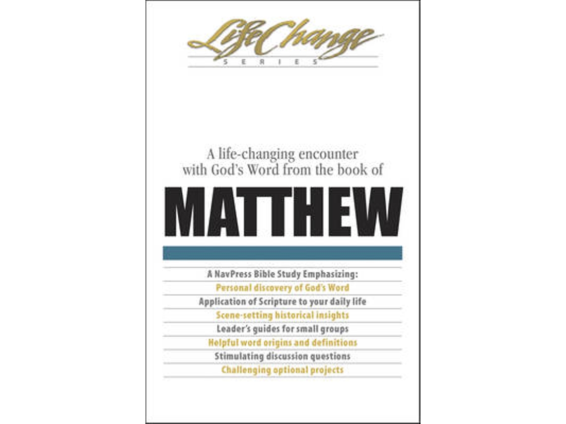 Livro Lc Matthew de Navigators (Inglês)