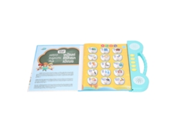 Primerox livro Falante 3 Idiomas Câmbodo Inglês Chinês Brinquedo Educativo Infantil Inteligente