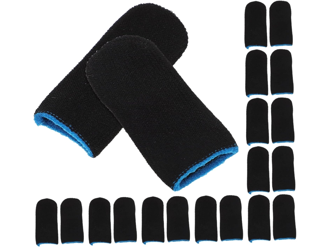 Popetpop 10 Pares De Protetores Dedo Para Jogos, Proteção À Prova De Suor Para Jogos Mobile, Protetores De Dedo Para