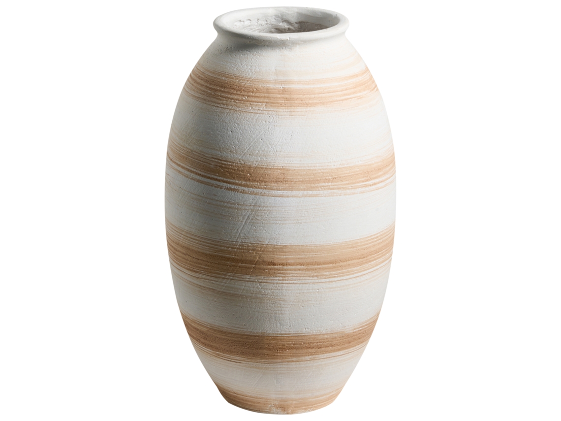 Jarra De Flores Zervata 42 Cm Branco Creme
