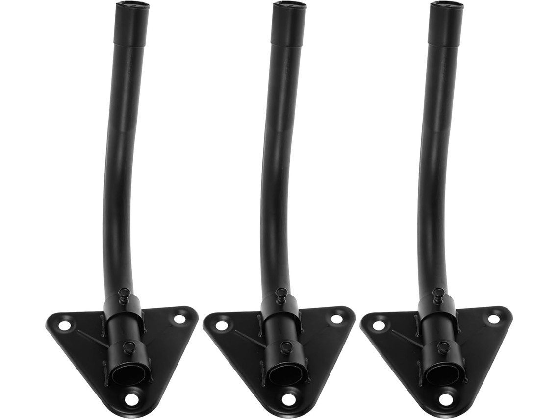 Conjunto De 3 Suportes De Parede Para Uso Durante As Férias De Verão E Base Triangular De Ferro Com