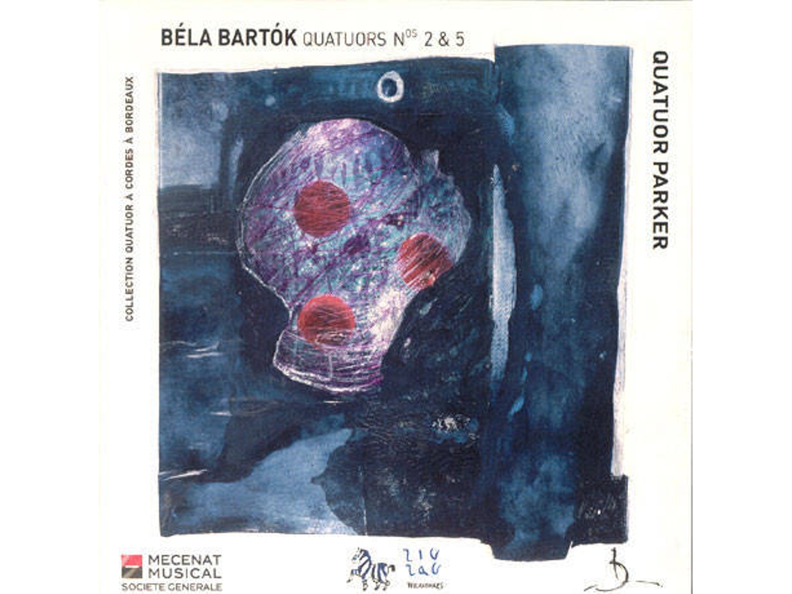 CD Quatuor Parker, Béla Bartók - Quatuors Nos 2 & 5