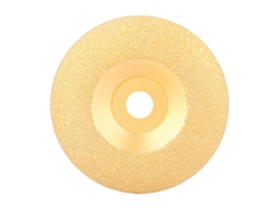 Disco De Esmerilado E Polido Com Diamante Bronzado Ao Vácuo 125mm Para Amoladora De Ângulo