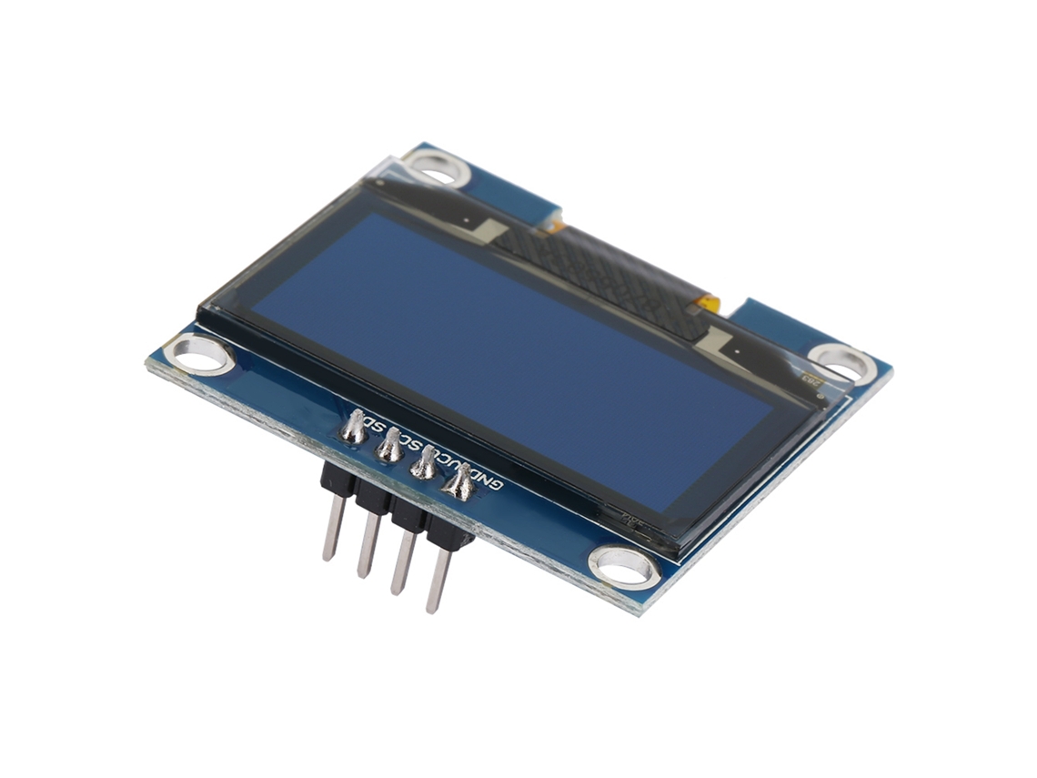 Módulo De Visor Oled Laxiscreed 1.3" I2c 128x64 Com Texto Azul