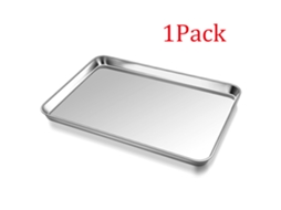 Conjunto de Assadeiras de Aço Inoxidável 40302,5 Cm, 1 Assadeira Antiaderente, Prato para Forno e Utensílios para Churrasco SUNNY SPACES