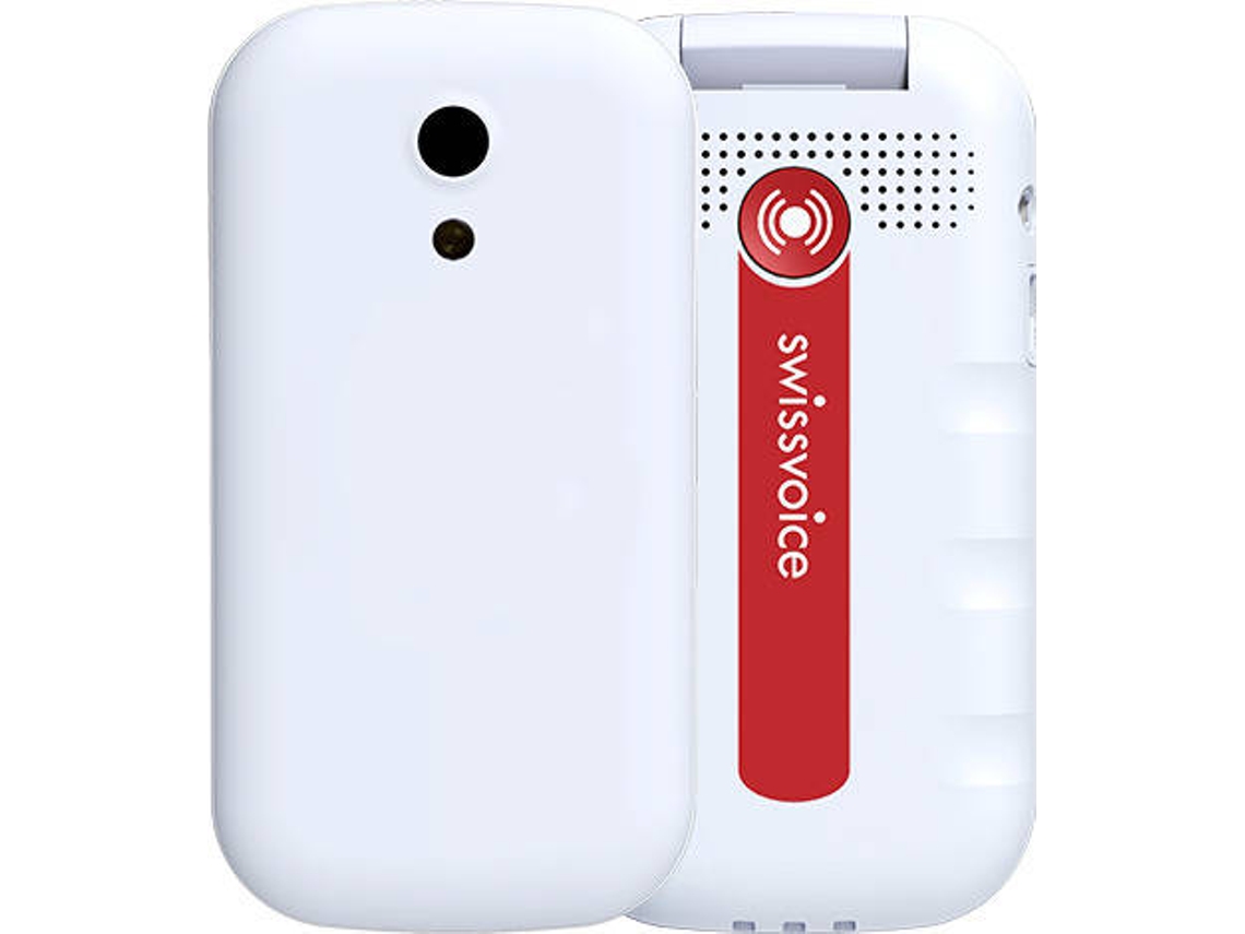 Telemóvel Sénior SWISSVOICE S28 (2.8 - 2G - Branco)