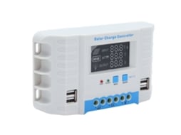 Controlador De Carga Solar 10a Com Display Lcd