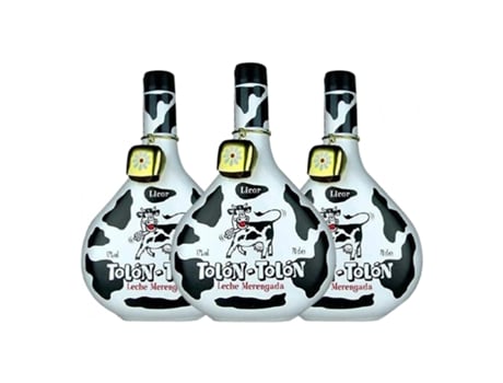 Licor Creme CAMPENY Tolón-Tolón Leche Merengada (0.7 L - 3 Unidades)