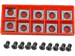 Pastilhas Quadradas De Metal Duro Para Plaina Espiral Madeira, Tamanho